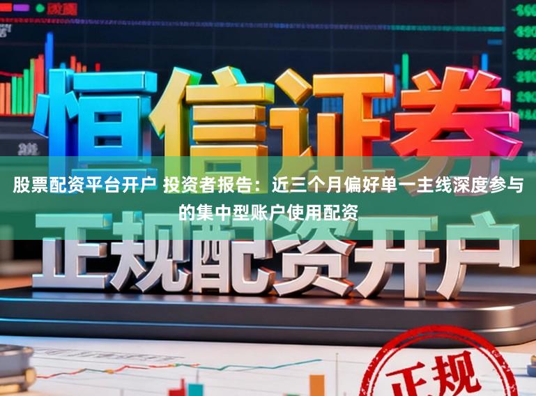 股票配资平台开户 投资者报告：近三个月偏好单一主线深度参与的集中型账户使用配资
